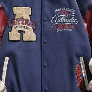 แจ็กเก็ตเลตเตอร์แมนกันลมสำหรับผู้ชายเสื้อผ้าแฟชั่นขายดีที่สุด - Product Image 6