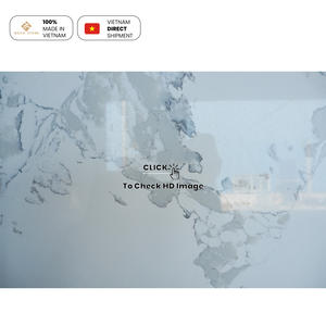 Loseta de Cuarzo NV939 de 10-20 mm, Estilo Mármol Statuario, Losa de Cuarzo con Vetas a Gran Escala, Losa de Cuarzo Jumbo - Product Image 5