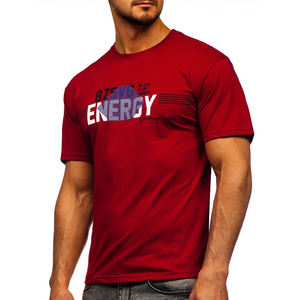 Camisetas de algodón 100% impresas personalizadas para hombres Gimnasio en blanco Jogging Diseñador Impreso Alternativas baratas disponibles - Product Image 3