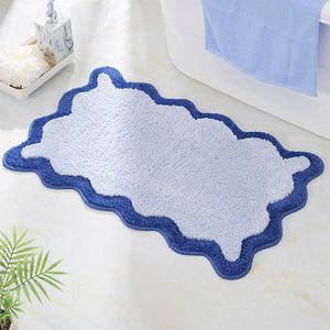 Alfombrilla de baño de algodón de alta calidad de diseño moderno, precio de patrón sólido, alfombrillas de baño para uso en el baño - Product Image 3