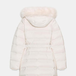 Sudadera con capucha con cordón ajustable y mangas largas/cuello alto con bolsillos delanteros y cierre de cremallera chaqueta acolchada con cinturón elástico 2026 - Product Image 5