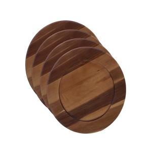 Assiette de présentation en bois de qualité supérieure, design classique, taille personnalisée, pour fournisseur en gros - Product Image 3