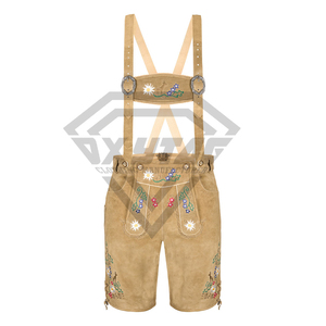 Pantalones cortos para hombre Bavarian Lederhosen Animal Print transpirable diseño personalizado último estilo alemán - Product Image 1