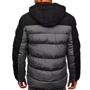Chaqueta Acolchada con Capucha para Hombre, Chaqueta de Invierno para Clima Frío, Roja, Informal, para Exteriores, Proveedor Mayorista - Product Image 4