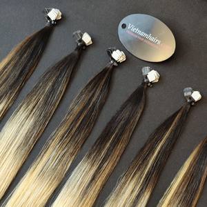 Meilleure Qualité 30 Pouces Long 1B Couleur Micro Bande Top Cuticule Vierge Cheveux Extensions Frontales Beaucoup De Couleurs Prix De Gros Vietnam - Product Image 1