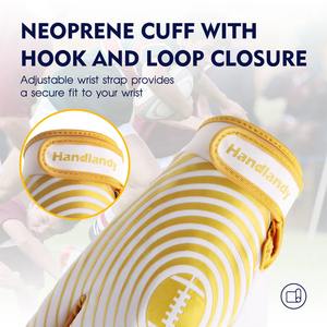 Nouvelle Arrivée Conception Personnalisée Grip Football Récepteur Gants Adulte Enfants En Plein Air Football Américain Gants Fournisseur - Product Image 2