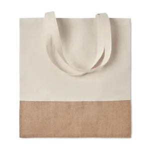 Sac fourre-tout en jute personnalisé pour le merchandising promotionnel, idéal pour les acheteurs indiens - Product Image 1