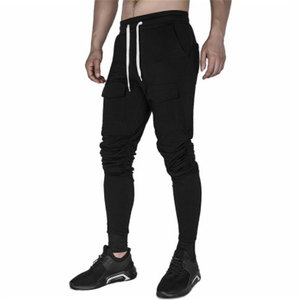 Pantalon de jogging décontracté à taille élastique pour hommes Streetwear personnalisé avec service OEM Méthode de tissage non tissé - Product Image 5