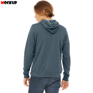 Sudadera con capucha de mezcla de algodón suelta informal con estampado Tie-Dye para hombre con bolsillo de canguro sudaderas con capucha de nuevo diseño personalizadas - Product Image 3