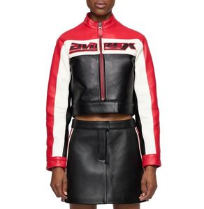 Chaqueta Corta Colorblock Estilo Motociclista Avirex - Product Image 3