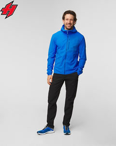 แจ็กเก็ตวิ่งน้ำหนักเบาระบายอากาศได้สำหรับผู้ชายเสื้อกันลมมีฮู้ดสำหรับใส่กลางแจ้งเสื้อโค้ทสไตล์ทางการแบบบาง - Product Image 4