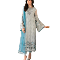 NOUVEAU DESIGNER DE BRODERIE DE STYLE INDIEN LEHNGA GHARARA PELOUSE PRÊT À PORTER SHALWAR KAMEEZ POUR FEMMES VÊTEMENTS DE SOIRÉE À BAS PRIX