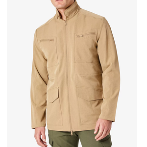 2025 personnalisé de haute qualité support imperméable coupe-vent activités de plein air haute rue Style en gros mâle utilitaire veste d'hiver - Product Image 5