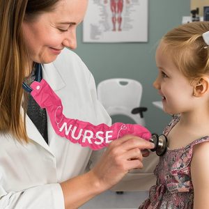 Fundas de estetoscopio para mujer Patrón de enfermera Diseño impreso Accesorios de estetoscopio Estetoscopio para enfermera de Vaslcare - Product Image 3