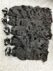 Vente en gros 100% extensions de cheveux humains vierges naturels ondulés bruts non transformés VQ cheveux vendeur vietnamien qualité Stock fermeture de lacet - Product Image 5