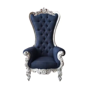 Wholesale Price <b>Hotel</b> Highback Chairs King Throne Chairs Silver Throne Chairs For <b>Hotel</b> and Wedding <b>Furniture</b> For SALE - Product Image 1
