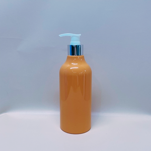 Bouteille PET orange d'usine du Vietnam 450ml - 28mm - 42g bouteilles vides pour lotion pour le corps shampooing revitalisant bouteille avec bouchon de tête de pompe - Product Image 3