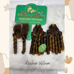 Vente en gros d'extensions de cheveux Remy bouclés à double trame vendeurs de cheveux humains bon marché au Nigeria-trame de cheveux en vrac - Product Image 1