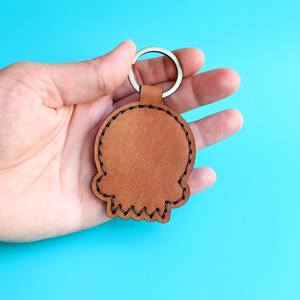 Llavero personalizado reutilizable accesorios para llaves de coche llavero en blanco de cuero multifuncional - Product Image 5