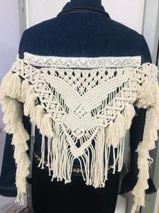 Chaqueta Vaquera Étnica Hecha a Mano para Mujer - Product Image 5