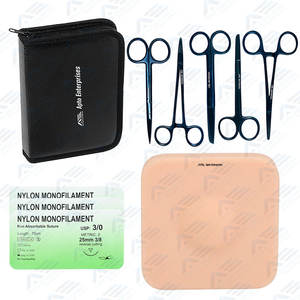 ชุดฝึกผ่าตัดเย็บแผลสเตนเลสสตีลเครื่องมือทางการแพทย์ - Product Image 1
