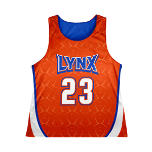 OEM Custom Women Lacrosse Pinnies Sublimated Quick Dry Reversible <b>Mesh</b> Racerback Pinnies Made With 100% Polyester Fabric - Product Image 3