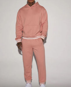 100% coton 330gsm sweats à capuche pour hommes femmes confortable pour l'hiver brodé imprimé Logo surdimensionné Fit à capuche - Product Image 2