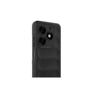 Coque Netzy Infinix Hot 40i en TPU souple, dos creux, design ethnique, silicone doux, anti-traces de doigts, disponible en vert foncé pour 5G 4G - Product Image 2