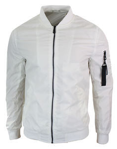 Chaquetas de Hombre de Moda Sólida, Chaquetas de Hombre de Tendencia, Logotipo Bordado, 100% Poliéster, Alta Calidad, Última Llegada, Chaqueta para Hombre - Product Image 3