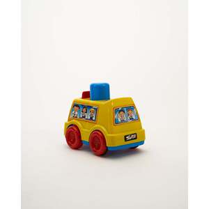 Autobús Escolar de Juguete de Plástico, Modelo Push N Go - Product Image 3