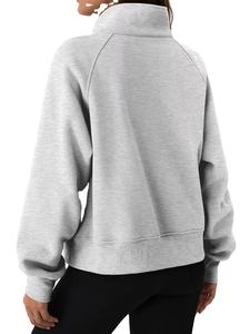 Dernier nouveau design à la mode sweats à col rond pour les femmes Queen Collection 2025 automne mode tenues avant imprimé sweats à capuche zippés - Product Image 3