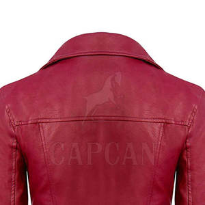 Customizable 100% Genuine <b>Leather</b> Women's <b>Jackets</b> with <b>Long</b> Sleeves Breathable Canvas Fabric Cotton Filling Own Brand Logo - Product Image 6