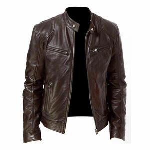 Veste en cuir de course de moto unisexe OEM Factory Direct coupe-vent de haute qualité, fermeture éclair imprimée, capuche amovible pour toutes les saisons - Product Image 3