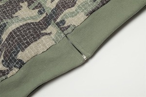 Sudadera con Capucha Térmica con Estampado de Camuflaje, Estilo Holgado, para Hombre, 100% Poliéster y Algodón, Estilo Urbano, Unisex - Product Image 4