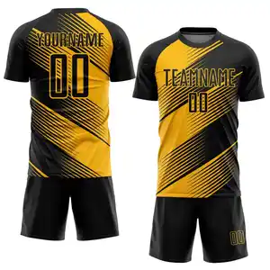 Soccer Uniforms for Team Quick Dry Club Men Sublimation Custom Mesh OEM Manufacturer Sets Football Jersey Kit