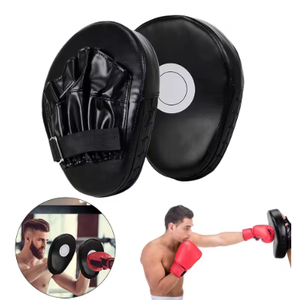 Double Boxing <b>Focus</b> <b>Pads</b> PU Leather Punch Target Training Mitts Durable for Gym Boxing Practice Equipment - Product Image 1