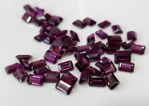 Grenat rhodolite rose naturel octogone 4x6mm grenat rhodolite rose à facettes en vrac pierre précieuse de qualité supérieure - Product Image 6