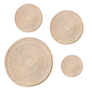 Binga Hecho a Mano en Zimbabue, Cesta Decorativa de Pared 100% Natural de Palma Ilala - Product Image 3