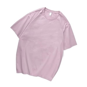 เสื้อยืดผู้ชายผ้าคอตตอนสีพื้นพิมพ์ลายคอกลมทันสมัยโลโก้ตามสั่ง - Product Image 3