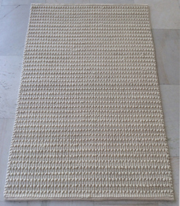 Alfombra de bucle fabricada directamente por Dhurri de lana hecha a mano India rayada moderna elegante para uso doméstico interior - Product Image 1