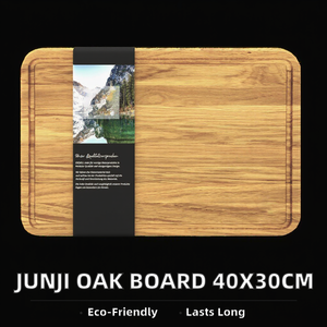Planche à découper en bois dur durable, surface multi-usages compatible avec les couteaux, parfaite pour la cuisine - Product Image 2