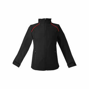 Beautiful Women's Office Wear Quilted Soft-<b>shell</b> Jacket Nylon Waterproof Windproof Adjustable Cuffs Zipper Closure Pockets Low - Product Image 4