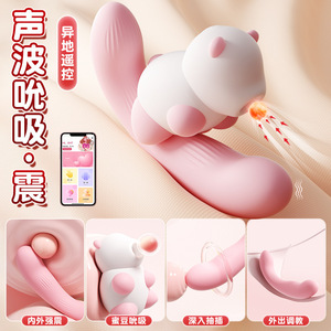 Vibrateur avec fonction d'aspiration et de vibration pour femmes, masseur pour adultes, 34 par boîte - Product Image 1