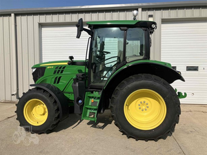 Tracteur agricole d'occasion, bon marché, au meilleur prix, neuf, John Deeree 6110R de 95 ch avec cabine, tracteur agricole à livraison rapide - Product Image 3