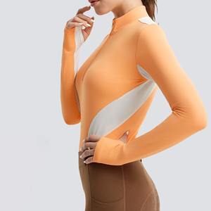Chemise d'équitation respirante pour femmes, manches longues, sous-vêtements de base pour l'équitation, fabrication OEM, personnalisable - Product Image 4