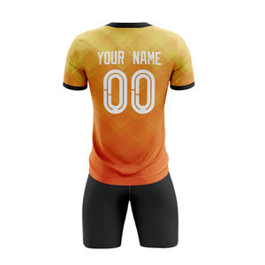 Tenue de football pour hommes, style tendance, confortable, avec nom et numéro d'équipe / Tenue de football personnalisée pour hommes, best-seller - Product Image 3