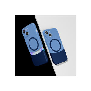 Étui magnétique double couche de luxe Netzy pour iPhone 13 compatible MagSafe, coque de protection en silicone souple, élégant INS 11Pro - Product Image 2