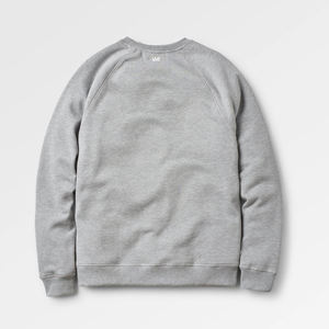 Sudadera para Hombre Heather Gray, Mezcla de Algodón Ultra Suave y Cómoda, Cuello Redondo, Manga Raglán, Detalles de Canalé en la Parte Delantera - Product Image 2