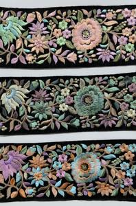 ผ้าลูกไม้ปักด้วยไข่มุกสำหรับทำกูตูร์3D ผ้าโปร่งปักลายลูกไม้ประดับพลอยเทียมสำหรับชุดราตรีดีไซน์ตามสั่ง - Product Image 2