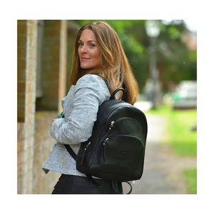 Top Quality Leather <b>Backpack</b> Famous Brands Travel <b>Backpack</b> for Women - Product Image 2